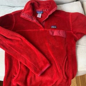 Patagonia Red Re-Tool Snap-T Pullover